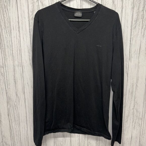 Mens Size 48 US M Cerruti 1881 Vneck Long Sleeve EUC - Picture 1 of 7